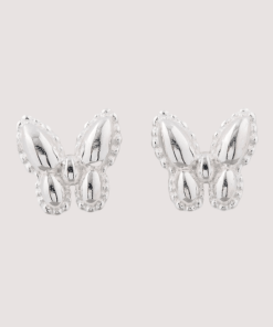 Sterling Silver Butterfly Stud Earrings - A Symbol of Grace & Freedom
