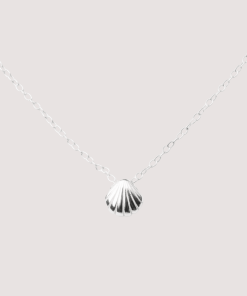 Sterling Silver Scallop Shell Necklace - A Treasure from the Sea